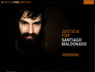 santiagomaldonado.com screenshot