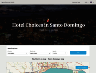 santo-domingo-hotels.com screenshot