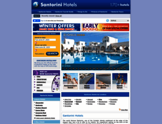 santorini-hotels.info screenshot