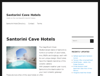 santorinicavehotel.com screenshot