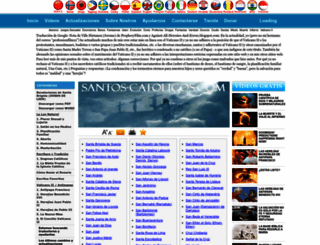 santos-catolicos.com screenshot