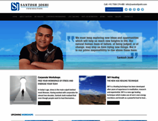 santoshjoshi.com screenshot