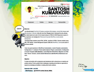 santoshkori.com screenshot