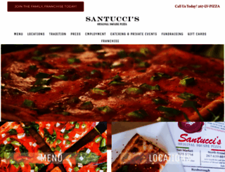santuccispizza.com screenshot