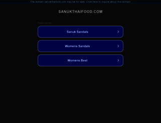 sanukthaifood.com screenshot