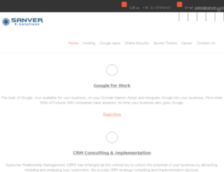 sanverhosting.com screenshot