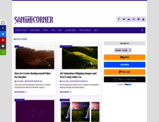 sanwebcorner.com screenshot