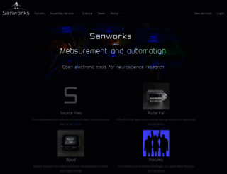 sanworks.io screenshot
