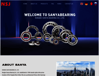 sanyabearing.com screenshot