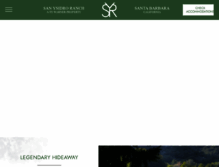 sanysidroranch.com screenshot