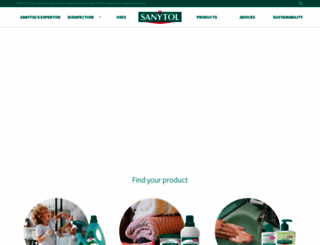 sanytol.com screenshot
