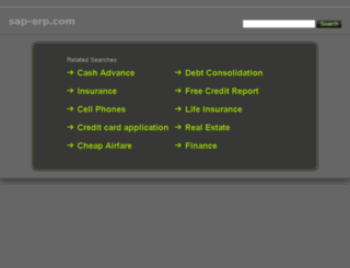 sap-erp.com screenshot