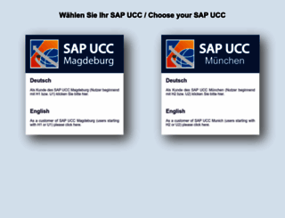 sap-ucc.com screenshot