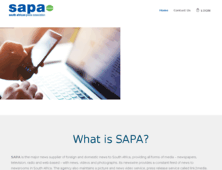 sapa.co.za screenshot