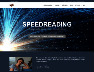saphi-speedreading.de screenshot