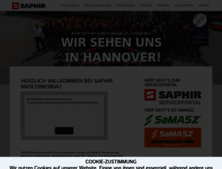 saphir-online.com screenshot