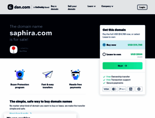 saphira.com screenshot