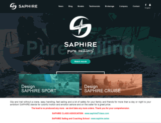 saphireboats.com screenshot