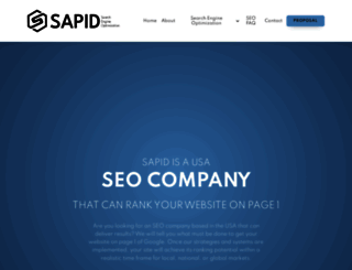 sapidagency.com screenshot
