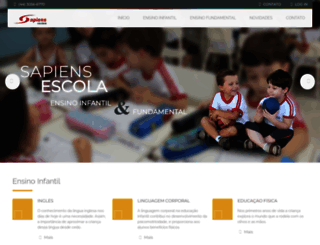 sapiensescola.com.br screenshot