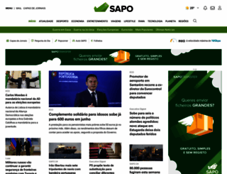 sapo.tl screenshot
