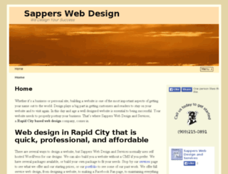 sapperswebdesign.com screenshot
