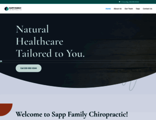 sappfamilychiropractic.com screenshot