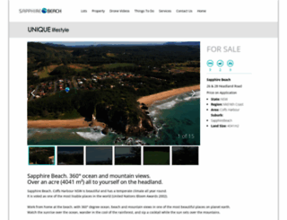 sapphirebeach.com.au screenshot