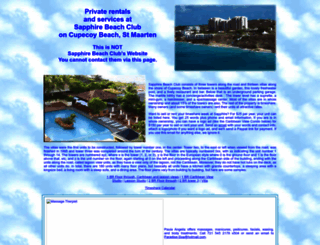 sapphirebeachclub.com screenshot