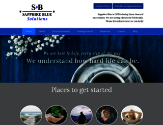 sapphirebluesolutions.com screenshot