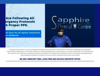 sapphiredentalcentre.com screenshot