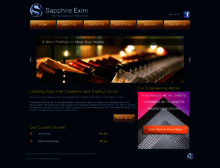 sapphireexim.net screenshot