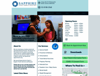 sapphirefmp.com.au screenshot