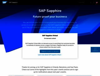 sapphirenow.com screenshot