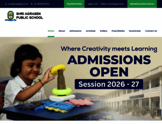 sapsjaipur.ac.in screenshot