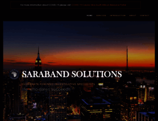 saraband.co.za screenshot