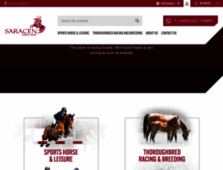 saracen-horse-feeds.co.uk screenshot