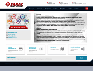saracteknik.com.tr screenshot