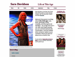 saradavidson.com screenshot