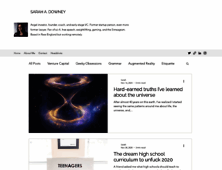 sarahadowney.com screenshot