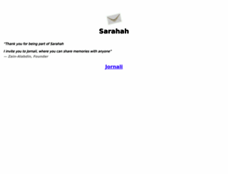 sarahah.com screenshot