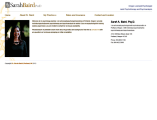 sarahbairdpsyd.com screenshot