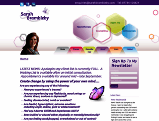 sarahbrambleby.com screenshot