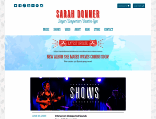 sarahdonner.com screenshot