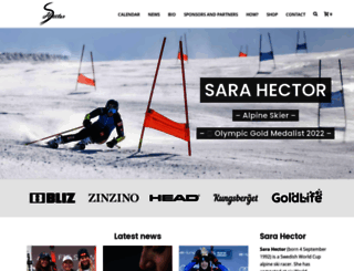 sarahector.com screenshot