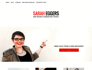 saraheggers.com screenshot