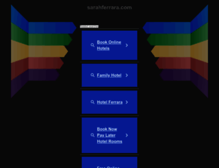 sarahferrara.com screenshot