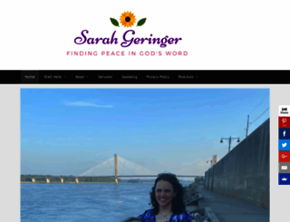 sarahgeringer.com screenshot