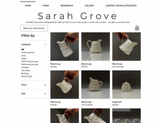 sarahgrove.co.uk screenshot