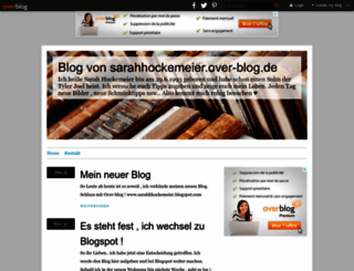 sarahhockemeier.over-blog.de screenshot